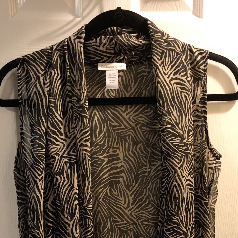 Draped Vest